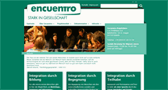 Desktop Screenshot of encuentro-projekt.de